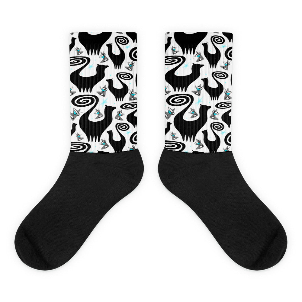 SNOOTY COCKTAILS Socks - COOOL CATS