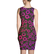 Red violet Roses Sublimation Cut & Sew Dress by John A. Conroy