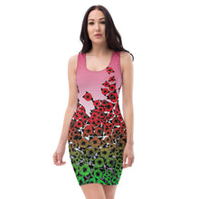 Rainbow Roses Sublimation Cut & Sew Dress by John A. Conroy