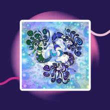 MERMAIDS CIRCLE Bubble-free stickers