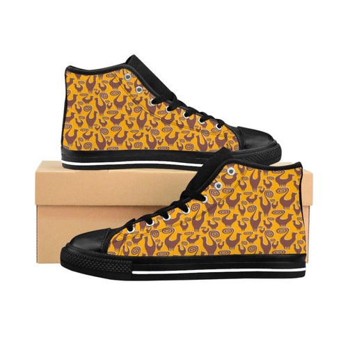 Amber Snooty Cats Women's High-top Sneakers