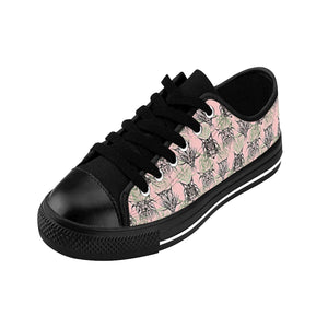 Pink Tribal Cats Women's Sneakers