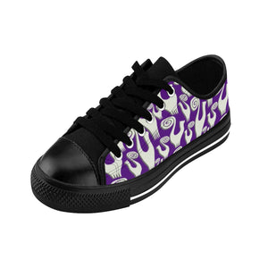Violet Snooty Cats Women's Sneakers