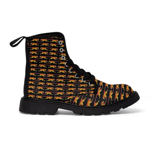 Leaping Tigers Women's Canvas Boots