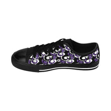 Purple Swirly Cats Women's Sneakers