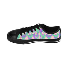 Purple/Green Snooty Layers designer Women's Sneakers