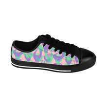 Purple/Green Snooty Layers designer Women's Sneakers