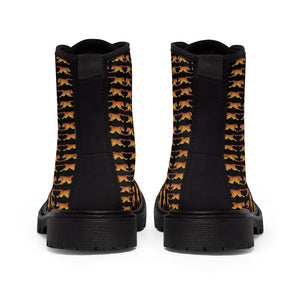 Leaping Tigers Women's Canvas Boots