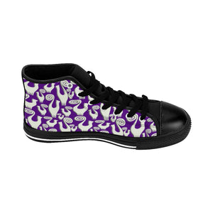 Violet Snooty Cats Women's High-top Sneakers