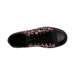 Pink Snobby Cats Women's Sneakers