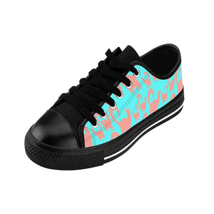 Pink & Blue Snobby Cats Women's Sneakers