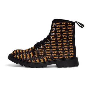 Leaping Tigers Women's Canvas Boots