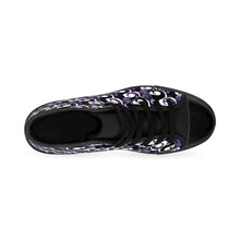 Purple Swirly Cats Women's High-top Sneakers