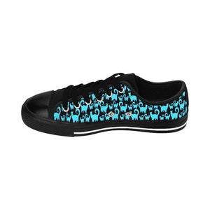 Blue Snobby Cats Women's Sneakers