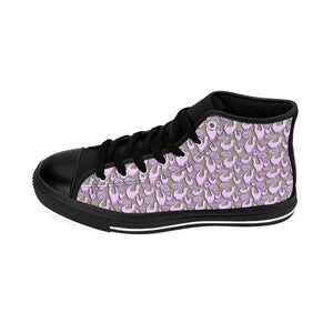 Lilac Snooty Cats Women's High-top Sneakers