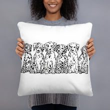 Dalmatians Sitting (front & back) Basic Pillow