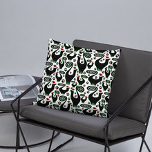 Snooty Xmas Cats Pillow