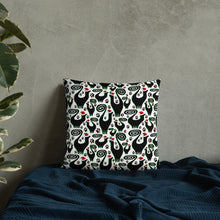 Snooty Xmas Cats Pillow