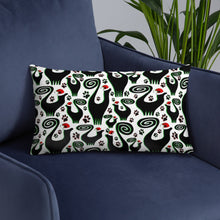 Snooty Xmas Cats Pillow