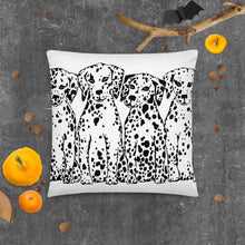 Dalmatians Sitting (front & back) Basic Pillow