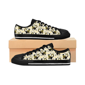 Gold Snooty Cats Cocktails Women's Sneakers
