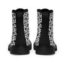 Scattered Snooty Cats Women's Canvas Boots