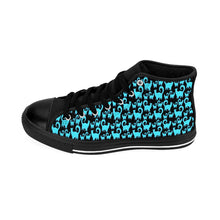 Blue Snobby Cats Women's High-top Sneakers