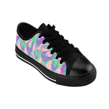 Purple/Green Snooty Layers designer Women's Sneakers