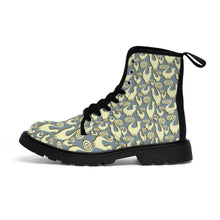 Mint Moss Snooty Cats Women's Canvas Boots