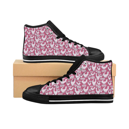 Slate Pink Women's High-top Sneakers