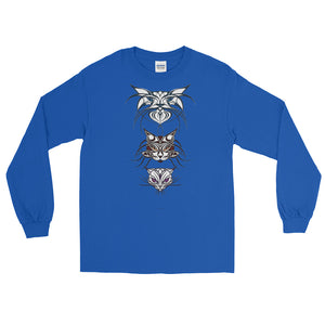 TRIBAL CATS  SPIRITS Long Sleeve T-Shirt - COOOL CATS