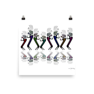 JAZZY KOKOPELLI LINE DANCE Poster