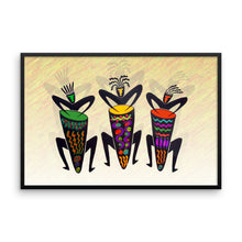 CONGA GUYS Framed poster - COOOL CATS
