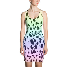 RAINBOW DALMATIAN SPOTTED Sublimation Cut & Sew Dress - COOOL CATS