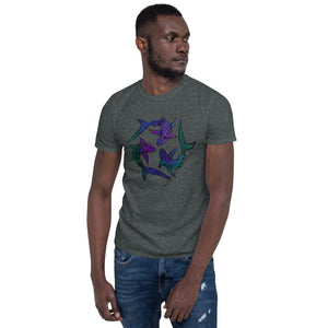 SHARK CIRCLE Short-Sleeve Unisex T-Shirt