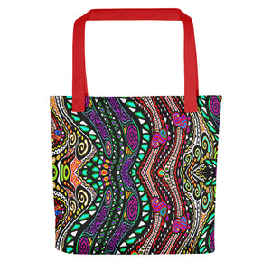 SWIRLY PATTERN Tote bag - COOOL CATS