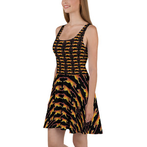 Leaping Tigers Skater Dress