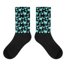 BLUE SNOBBY Socks - COOOL CATS