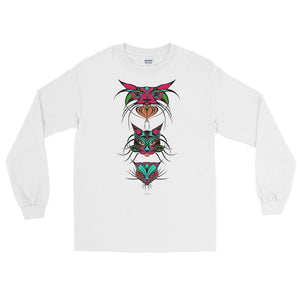 TRIBAL  CATS Long Sleeve T-Shirt - COOOL CATS