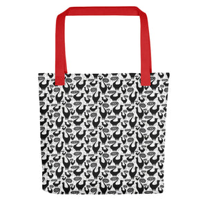 SNOOTY CATS PATTERN Tote bag - COOOL CATS