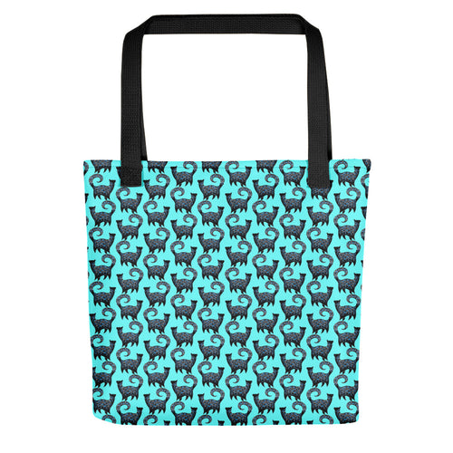 BLUE SNOBBY Tote bag - COOOL CATS