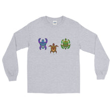 TRIBAL TURTLES HORIZONTAL Long Sleeve T-Shirt - COOOL CATS