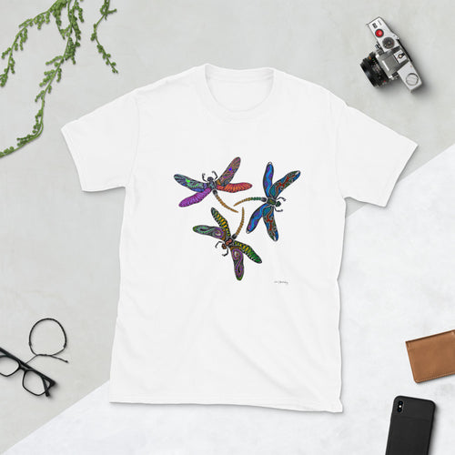 DRAGONFLY CIRCLE unisex t-shirt