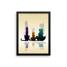 ALLEY CATS Framed poster - COOOL CATS