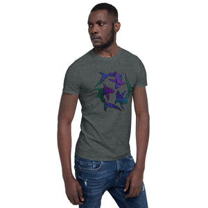 SHARK CIRCLE Short-Sleeve Unisex T-Shirt