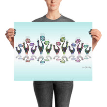 SNOOTY RAINBOW LINE DANCE Poster - COOOL CATS