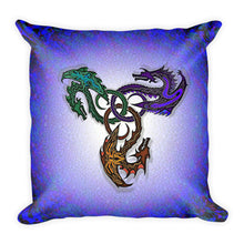 GOTHIC DRAGONS Square Pillow - COOOL CATS