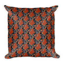 SWIRLY CATS PATTERN Square Pillow - COOOL CATS