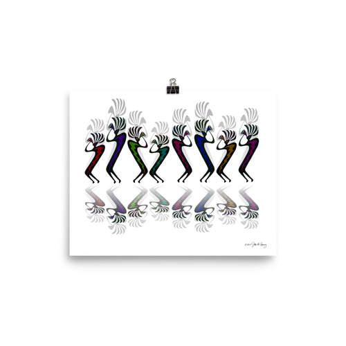 JAZZY KOKOPELLI LINE DANCE Poster