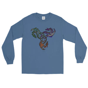 GOTHIC DRAGONS Long Sleeve T-Shirt - COOOL CATS